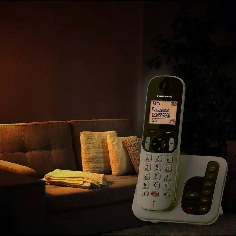 image 1 of Panasonic KX-TGC260ES Black Cordless Phone Single Handset