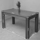 image 10 of Kuba Large Oak Dining Table with 8 Lola Burgundy Leather Chairs Red