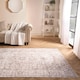 image 1 of OHS Vintage Print Washable Indoor Carpet Floor Rug, 120x170cm - Natural Yellow | Natural | 120x170cm