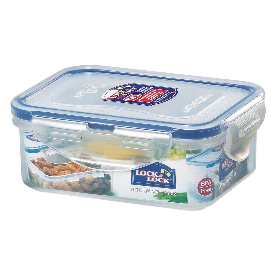 image 1 of LocknLock Classic Rectangular Food Storage Container Airtight BPA Free 350ml