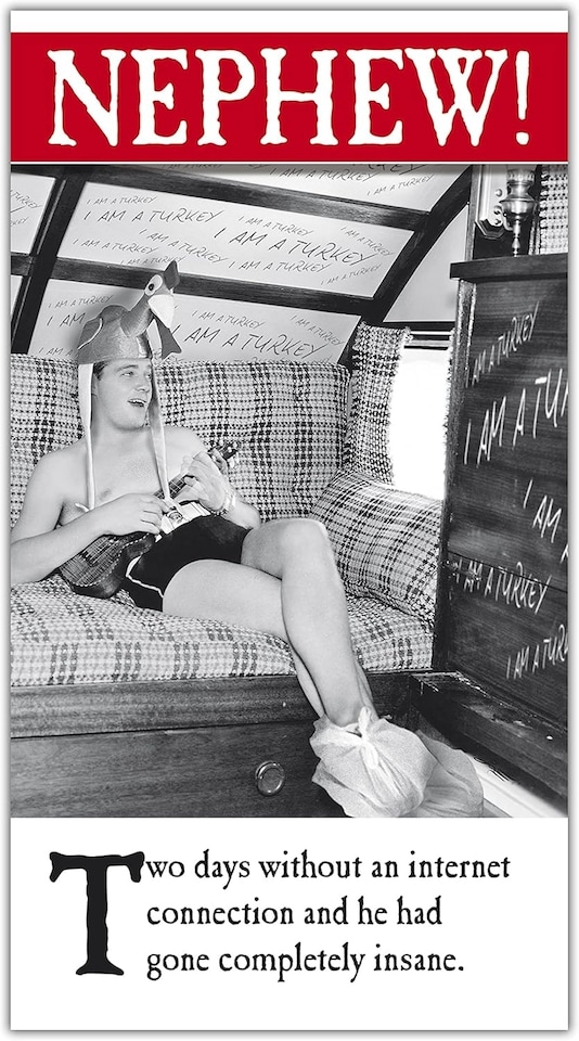 image 1 of Nephew Birthday Card, Funny Birthday Card Nephew, Happy Birthday Nephew Card Funny, Nephew, Greetings Card, Nephew Birthday Cards, Funny Birthday Cards Nephew