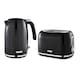 image 1 of GEEPAS 1.7L Kettle & 2 Slice Toaster Kitchen Combo Set | Black