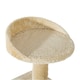 image 8 of PawHut 100cm Cat Tree Indoor Kitten Scratching Post Activity Centre Beige