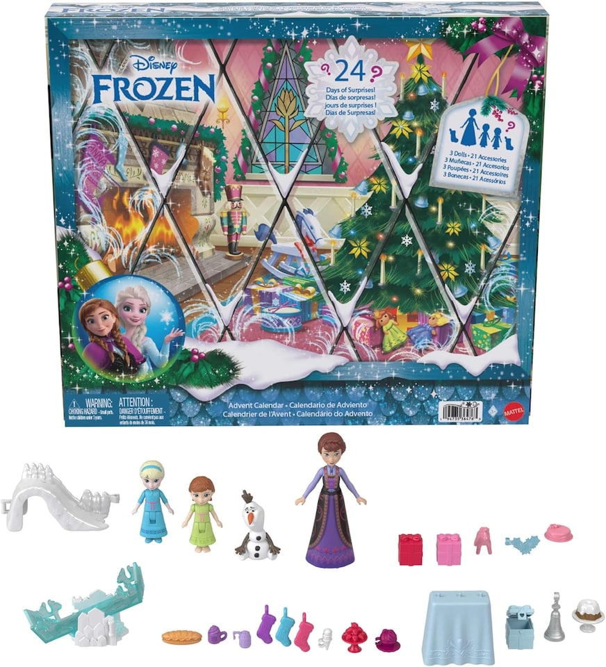 image 1 of Disney Frozen - Small Doll Advent Calendar