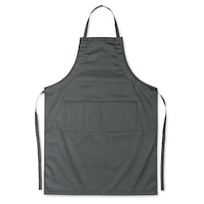 MidOcean Fitted Kitab Adjustable Apron - Stone Grey - One Size | Black