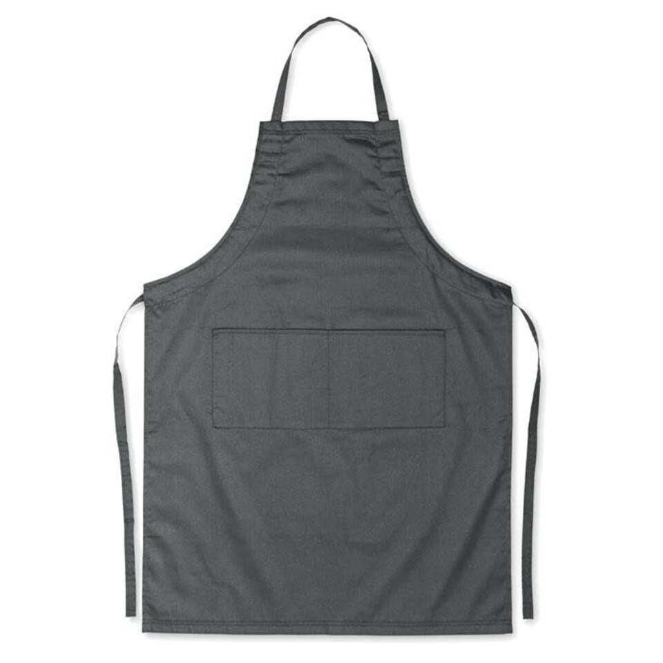 MidOcean Fitted Kitab Adjustable Apron - Stone Grey - One Size | Black