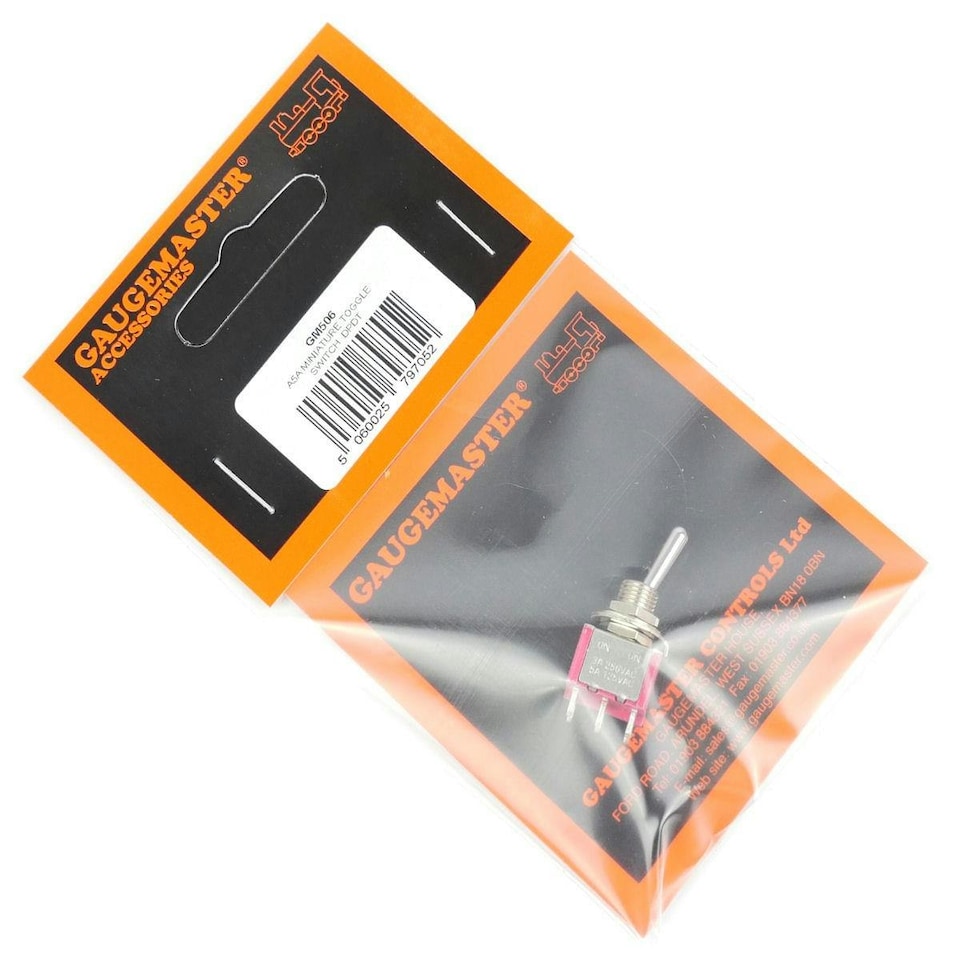 image 1 of Gaugemaster Electric DPDT Mini Toggle Switch