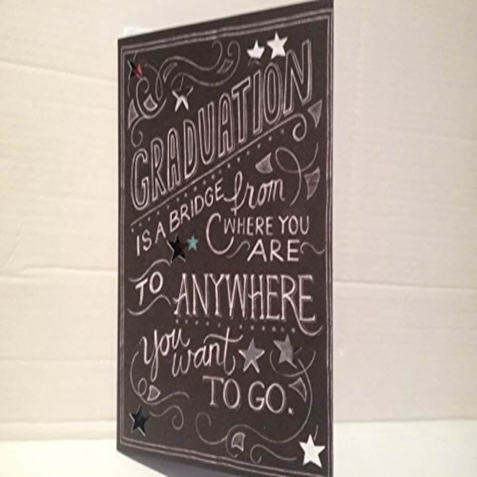 image 1 of Graduation Is A Bridge From Where You Are Graduation Card