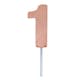 image 2 of Bristol Novelty Diamond Number Cake Topper - Rose Gold - 8 Pink