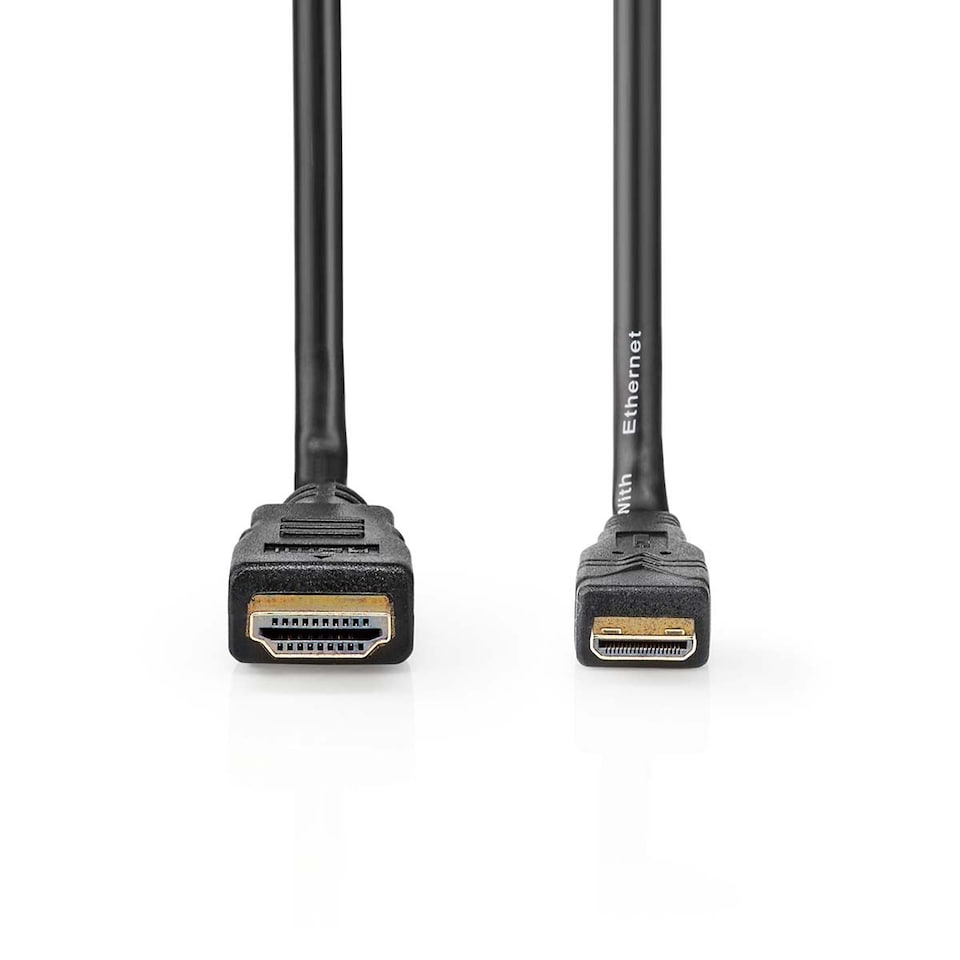 image 1 of Nedis 3m High Speed Mini HDMI Cable with Ethernet HDMI to HDMI Mini 4K UHD