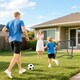 image 8 of HOMCOM Angle Adjustable Rebounder Net Goal Training Set Football, Baseball