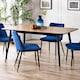 image 2 of Premium Findlay 90cm Rectangular Dining Table - Walnut & Black