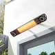 image 2 of BHS 2000W Wall Radiant Heater with Speaker, Black