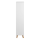 image 3 of Mitra Shoe Cabinet 3 Flip Down Doors in White