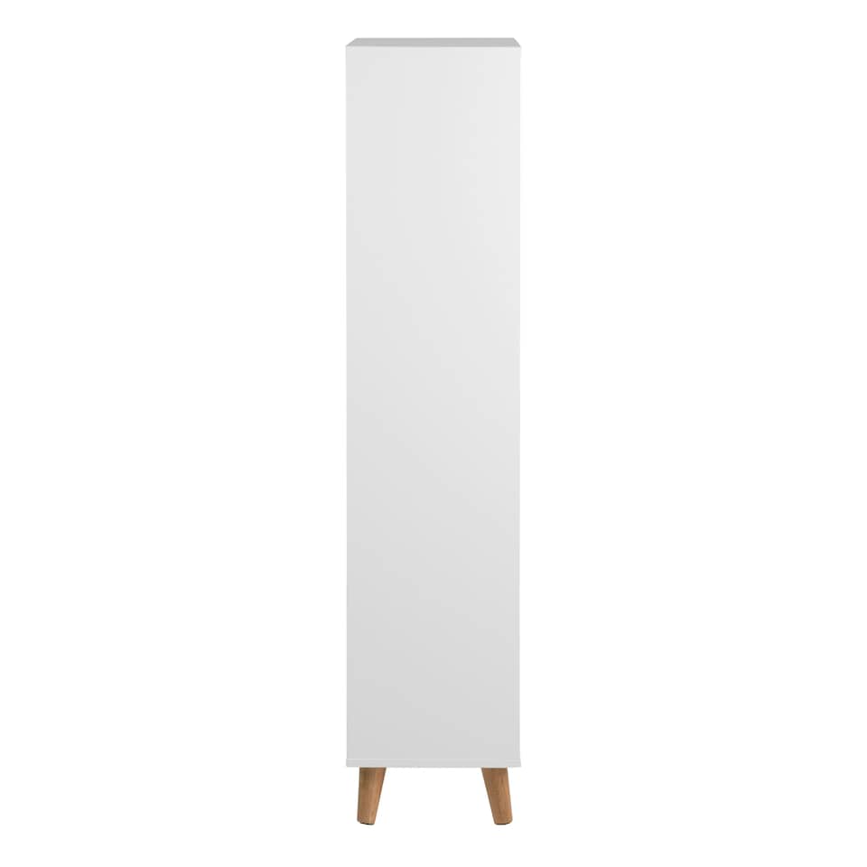 image 1 of Mitra Shoe Cabinet 3 Flip Down Doors in White