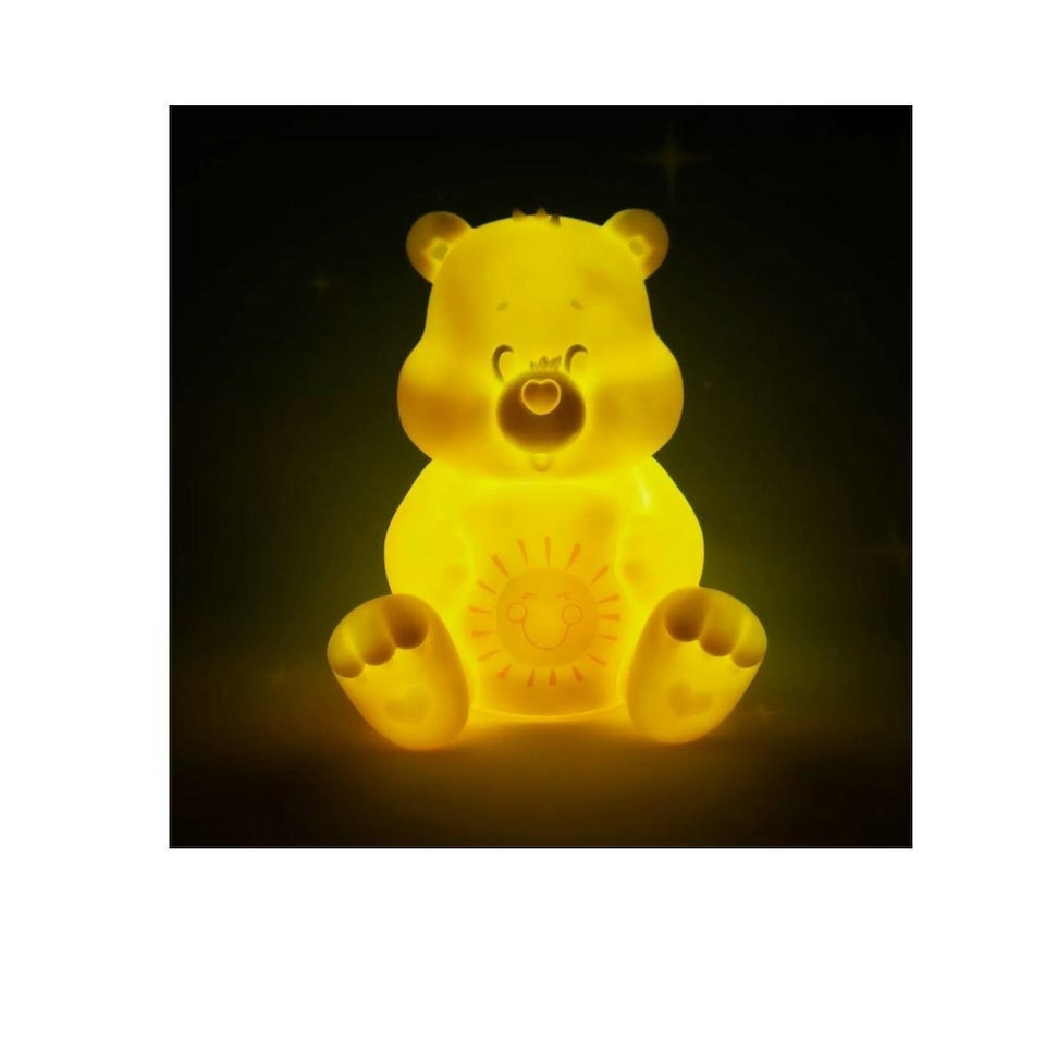 image 1 of Care Bear Mood Funshine Soft Glow Night Mood Light