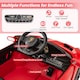 image 5 of COSTWAY 12V Battery Powered Electric Vehicle Kids Car Red