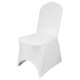 image 1 of 220GSM White Spandex Chair Cover Stretch Fabric, Premium Quality Slipcovers