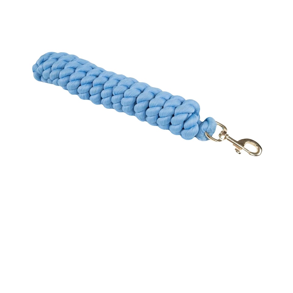Shires Extra Long Horse Lead Rope - Sky Blue - One Size