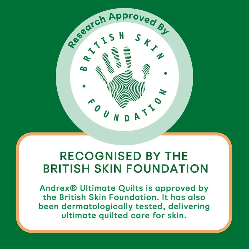 image 1 of Andrex Ultimate Quilts Toilet Tissue 36 Rolls with Aloe Vera Fragrance, Air Pocket Technology for Soft, Thick Sheets - Bulk Pack of 36 Quilted Toilet Rolls