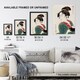 image 3 of Naniwaya Okita Portrait Vintage Japan Framed Wall Art Print Kitagawa 12x16"