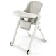 image 6 of COSTWAY Foldable Baby High Chair Convertible Chair Light Grey