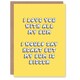 image 1 of Love You My Bum Cheeky Woman Her Funny Birthday Card