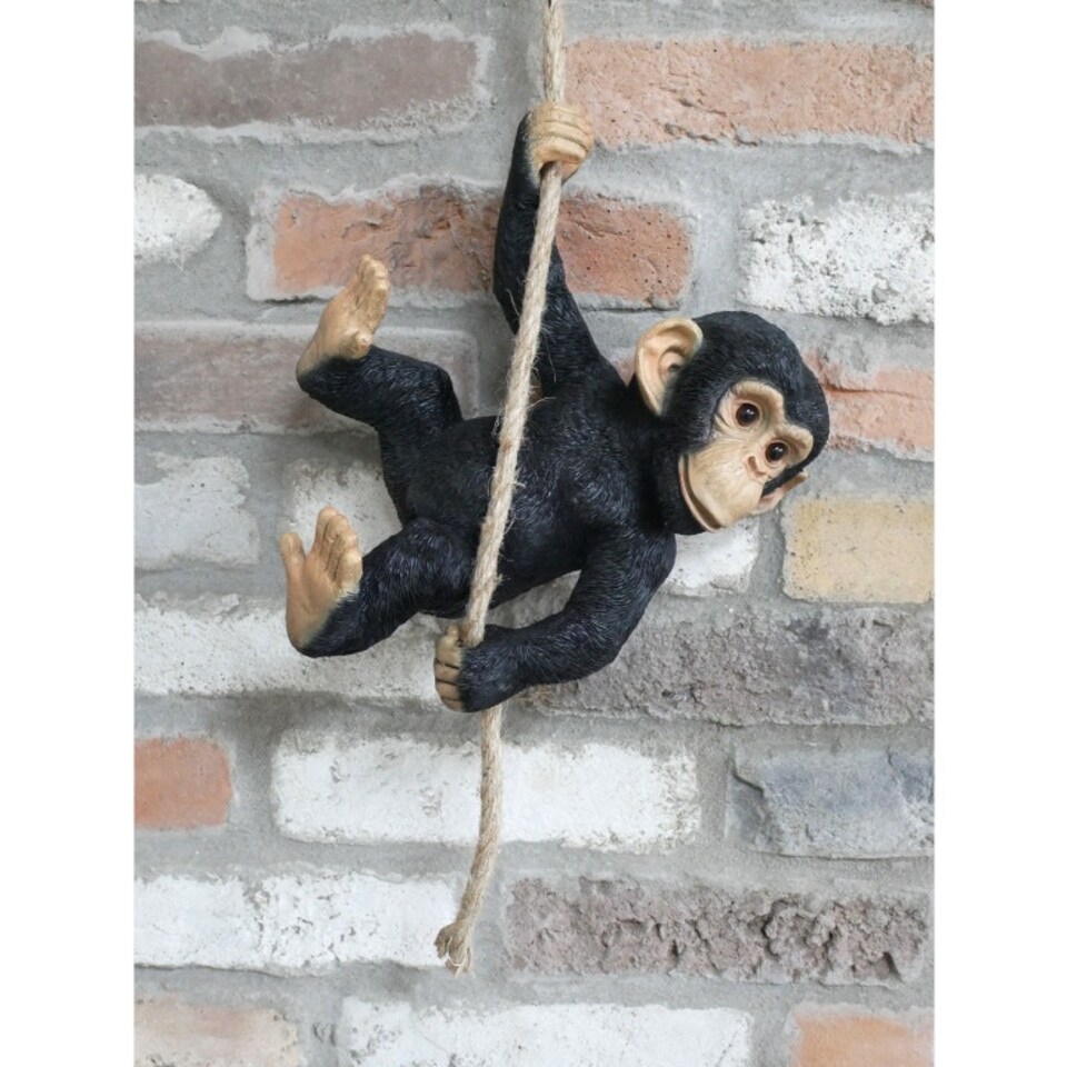 image 1 of Gifts Direct 2 U Hanging Swinging Monkey Ornament | Black