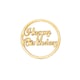 image 3 of Wooden Happy Birthday Table Confetti 5cm - Pack of 6
