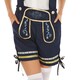 image 4 of Costume German Lederhosen for Women | Black | black | 1