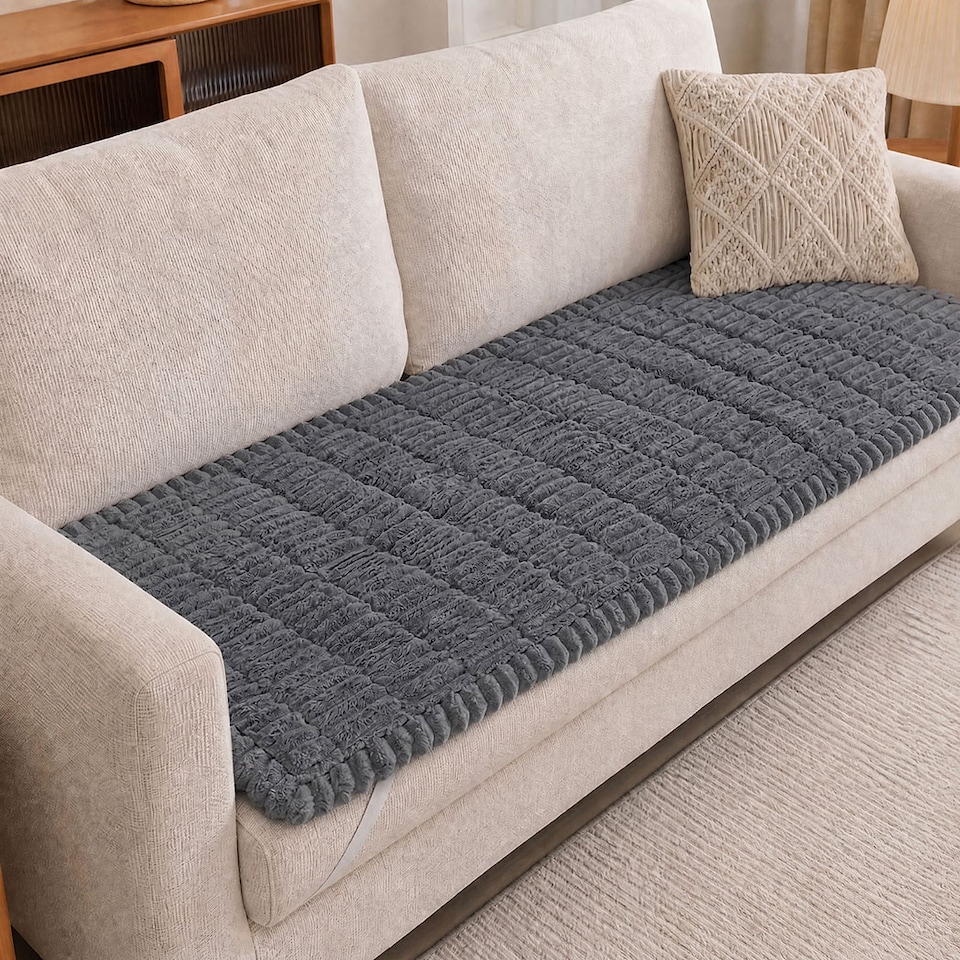image 1 of Marlow Sofa Cover Corduroy Non Slip Machine Washable