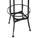 image 2 of Interiors by Premier New Foundry Walnut And Black Metal Bar Table Brown