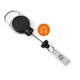 image 3 of Durable Extra Strong Retractable Clip Badge Reels for ID & Keys | Black