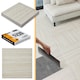 image 9 of NOVECRAFTO Vinyl Floor Tile – Self Adhesive 18x18 in – Travertine Dune – Peel & Stick for Kitchen, Bathroom & Living Room – Waterproof & Easy DIY Brown | 4.18 sqm