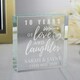 image 3 of Personalised Arrow Anniversary Crystal Token Clear | One Size