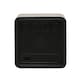 image 4 of Interval Wooden Alarm Clock with Bluetooth Speaker - Black Black | Brown