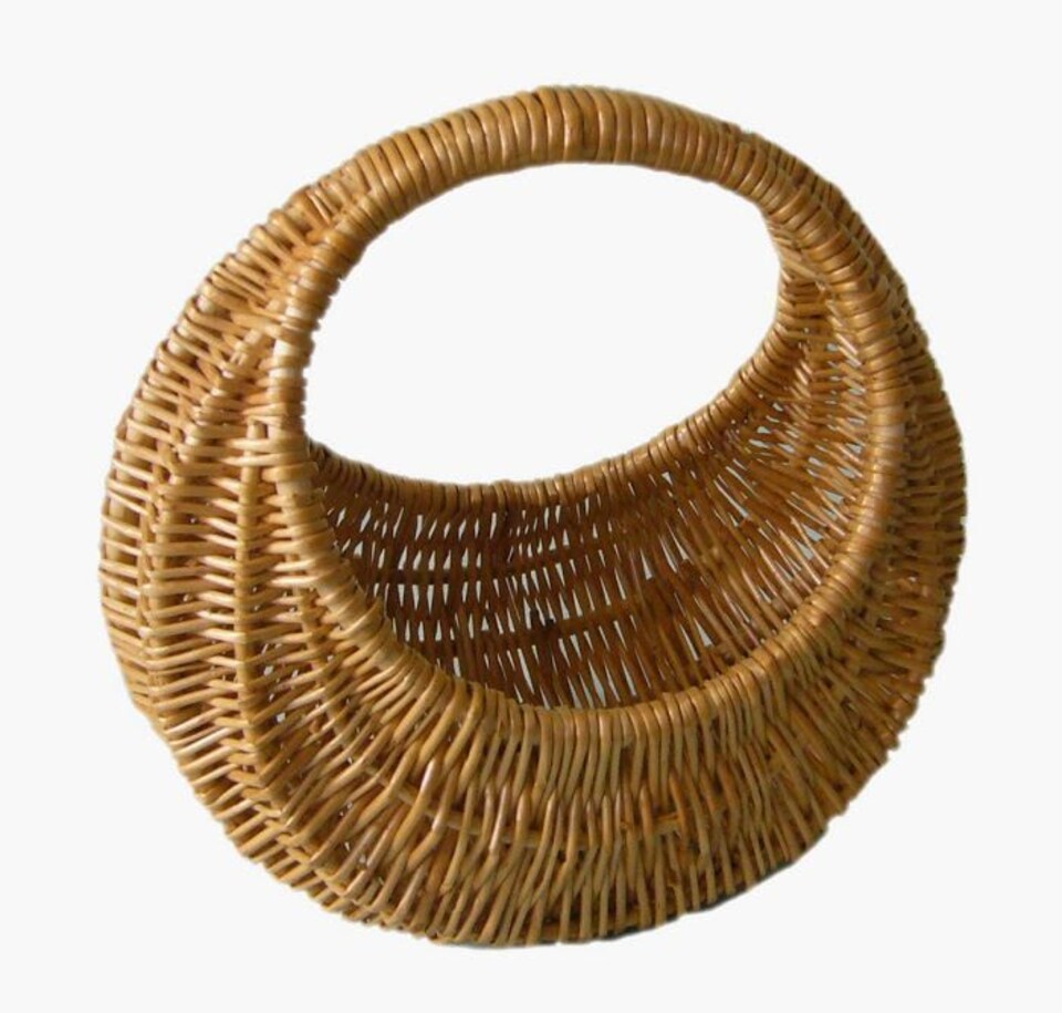 image 1 of Shopping Basket Gondola Basket Small | Brown | Brown | S