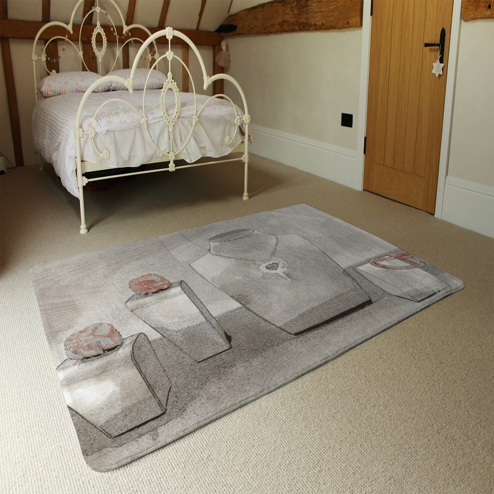 image 1 of Elegance (Rug) Grey | Large: 140x200cm