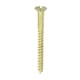 image 1 of Timco - Solid Brass Timber Screws - SLOT - Countersunk (Size 12 x 2 1/2 - 100 Pieces)