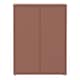 image 3 of Alice Springs Tall 2 Door Cupboard with Push-to-Open Doors in Terracotta