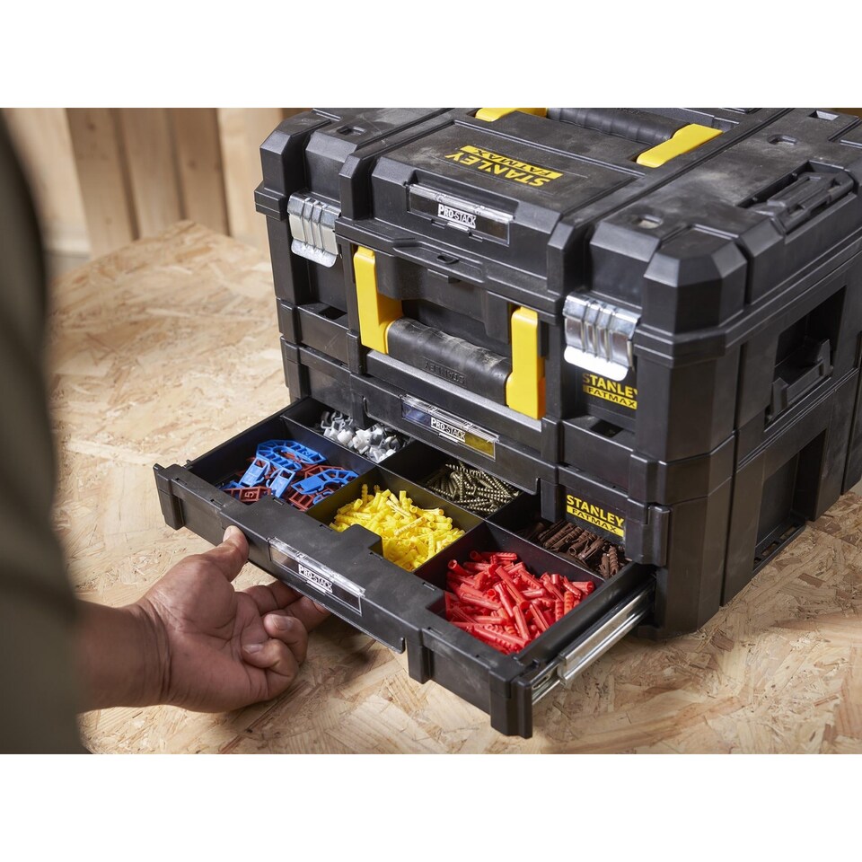 image 1 of Stanley Storage Fatmax Pro-stack Combo Kit | Multi | Multi Colour | One Size | 1