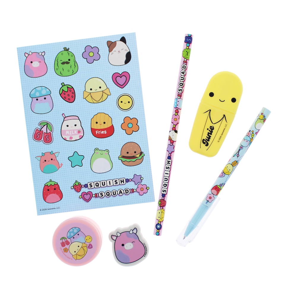 image 1 of Squishmallows Super Stationery Set