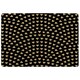 image 1 of Geometric Glitter Love Hearts (Rug) Black | XL: 160x230cm