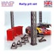image 2 of Slot Car Trackside Scenery Rally Service Tool Set Blue 1:32 Scale WASP