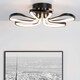 image 2 of BHS Alvar LED Petals Ceiling Light | Black | Satin Black | 1