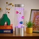 image 2 of ValueLights 32cm Colour Changing Bubble Fish Table Lamp