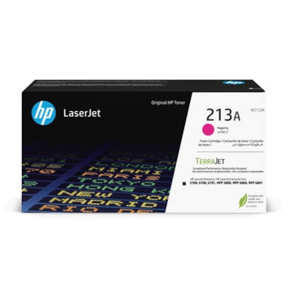 image 1 of HP 213A Magenta Toner Cartridge Pink