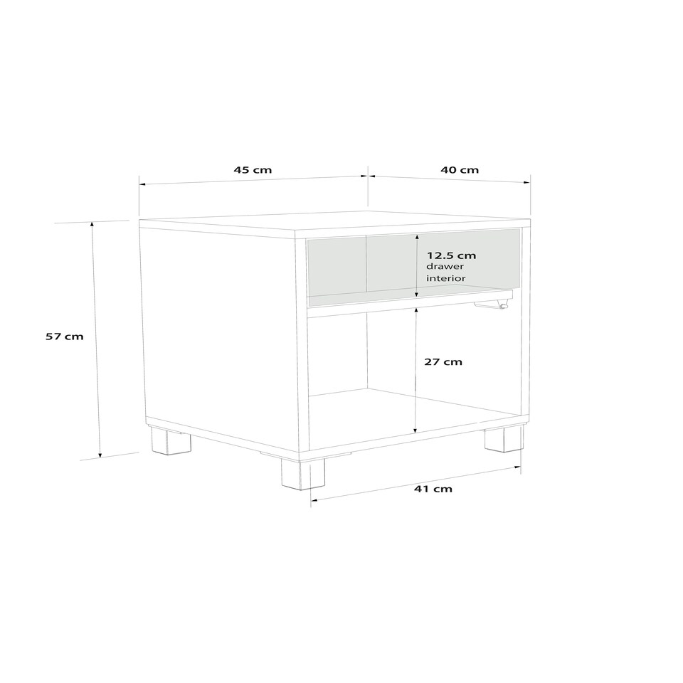 image 1 of Frank Olsen S-TECH Lamp Table Grey | white