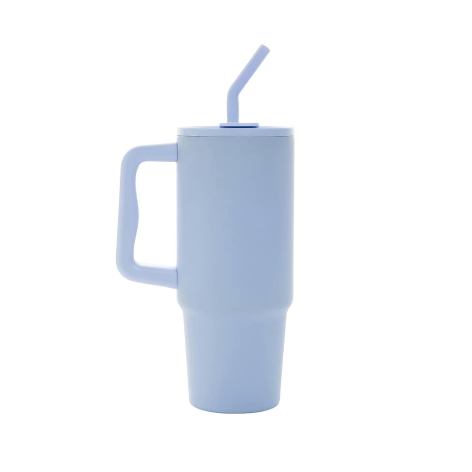 image 1 of XD Collection Embrace Deluxe Recycled Stainless Steel 900ml Tumbler - Light Blue - One Size