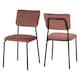 image 8 of Set of 4 Sheldon Velvet Chairs Cream | Ivory Boucle
